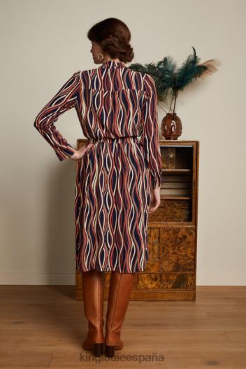 vestido lalia merrill ZD4DX17 vestir azul mujer King Louie