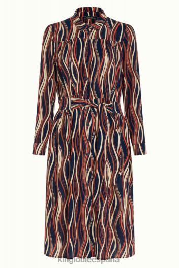 vestido lalia merrill ZD4DX17 vestir azul mujer King Louie