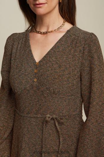 vestido lelia carrusel lurex ZD4DX1 vestir oro mujer King Louie