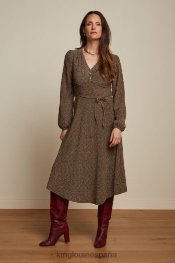 vestido lelia carrusel lurex ZD4DX1 vestir oro mujer King Louie