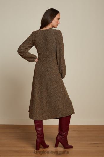 vestido lelia carrusel lurex ZD4DX1 vestir oro mujer King Louie