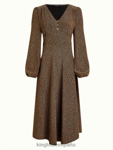 vestido lelia carrusel lurex ZD4DX1 vestir oro mujer King Louie