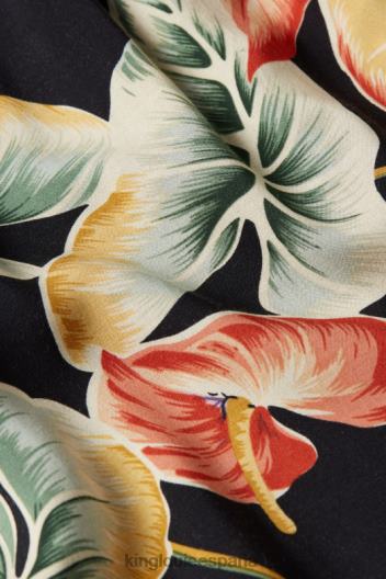 vestido lelia marmora ZD4DX30 vestir negro mujer King Louie