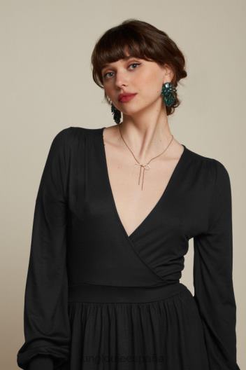 vestido loretta ecocovero clasico ZD4DX2 vestir negro mujer King Louie
