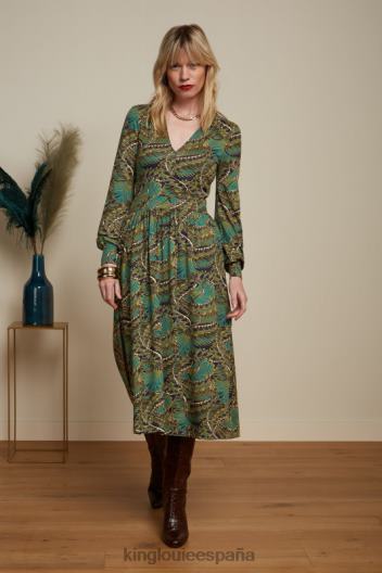 vestido loretta venus ZD4DX7 vestir azul mujer King Louie