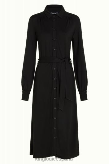 vestido maisie ecocovero clasico ZD4DX3 vestir negro mujer King Louie