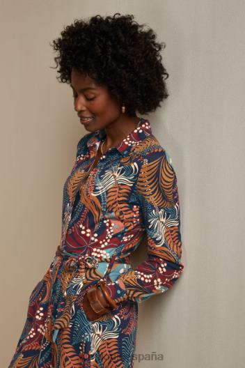 vestido maisie ruiseñor ZD4DX11 vestir azul mujer King Louie