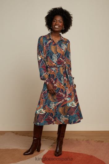vestido maisie ruiseñor ZD4DX11 vestir azul mujer King Louie