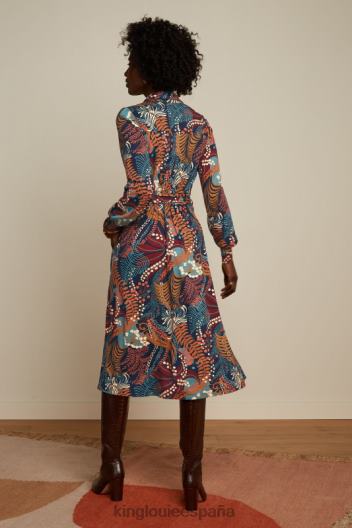 vestido maisie ruiseñor ZD4DX11 vestir azul mujer King Louie