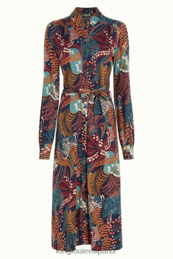 vestido maisie ruiseñor ZD4DX11 vestir azul mujer King Louie