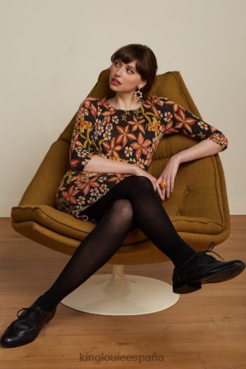 vestido mona morgane ZD4DX26 vestir negro mujer King Louie