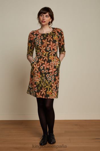 vestido mona morgane ZD4DX26 vestir negro mujer King Louie