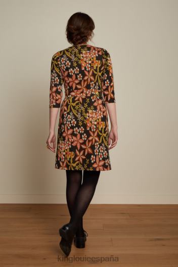 vestido mona morgane ZD4DX26 vestir negro mujer King Louie