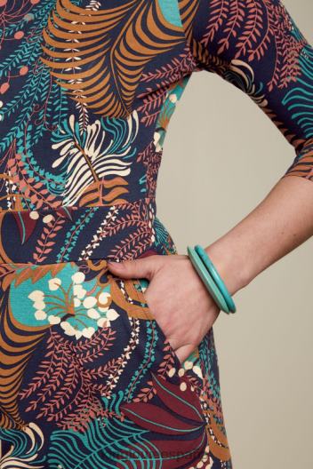 vestido mona ruiseñor ZD4DX10 vestir azul mujer King Louie