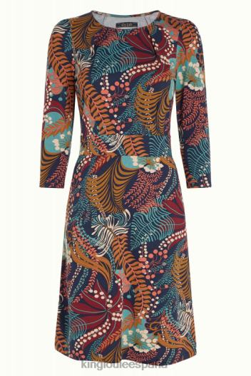 vestido mona ruiseñor ZD4DX10 vestir azul mujer King Louie