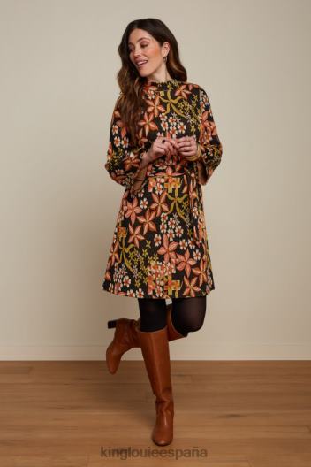 vestido túnica heloise morgane ZD4DX25 vestir negro mujer King Louie