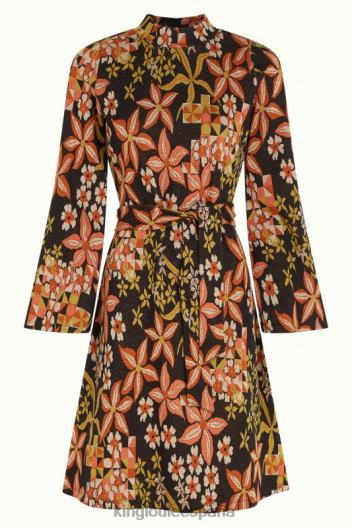 vestido túnica heloise morgane ZD4DX25 vestir negro mujer King Louie