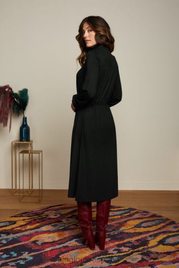 vestido viviana ecocovero clasico ZD4DX4 vestir negro mujer King Louie